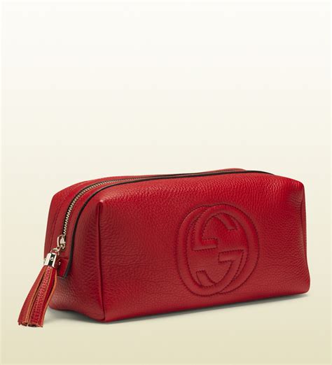 red velvet gucci makeup bag